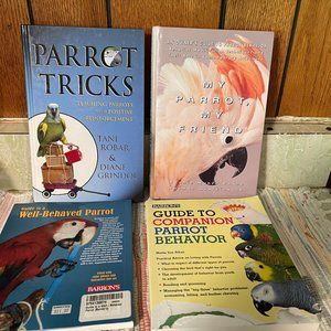 Parrots Lot of 4 Books - Barron's - Various Authors - Like New